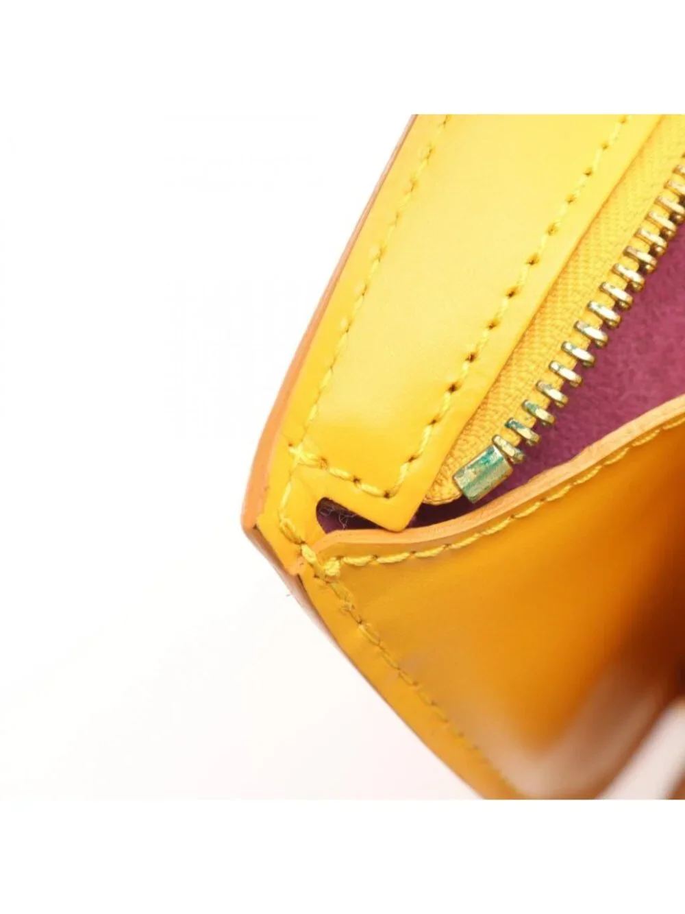 Louis Vuitton Shoulder Bag Saint Jacques Shopping Tassili Yellow Leather